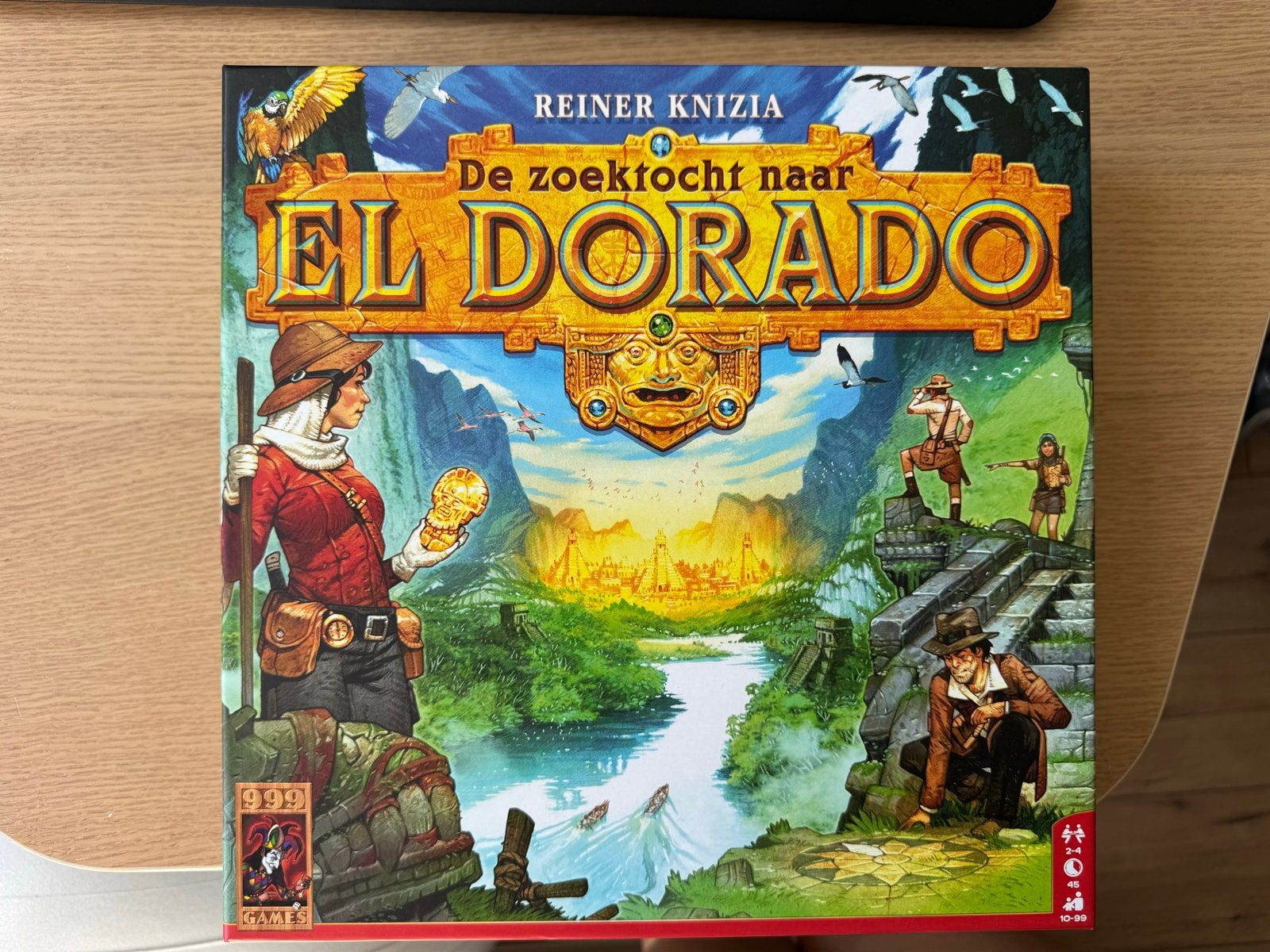 De Zoektocht naar El Dorado - Bordspel, Hobby en Vrije tijd, Gezelschapsspellen | Bordspellen, Een of twee spelers, Ophalen, Nieuw