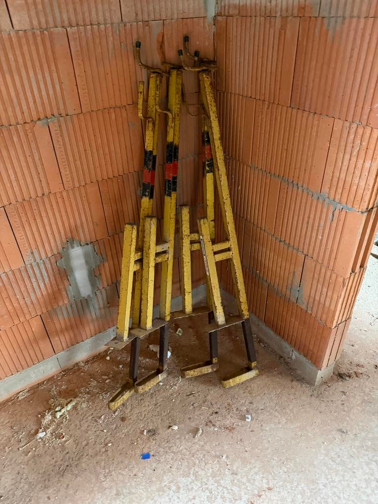 4x Leuninghouder bouw, Ophalen, Gebruikt, Overige typen, Minder dan 2 meter