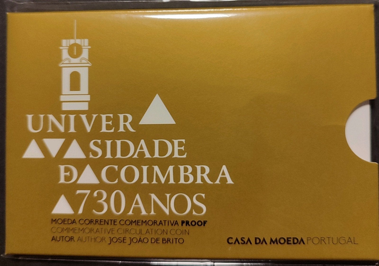 Portugal 2 euro 2020 Proof Coimbra Universiteit PP, Ophalen of Verzenden, Portugal, 2 euro, Setje