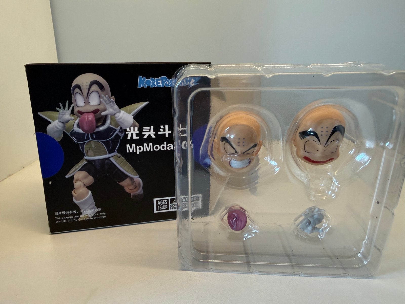 S.H. Figuarts Dragon Ball Z | TCToys Krillin head sculpt, Ophalen of Verzenden, Nieuw