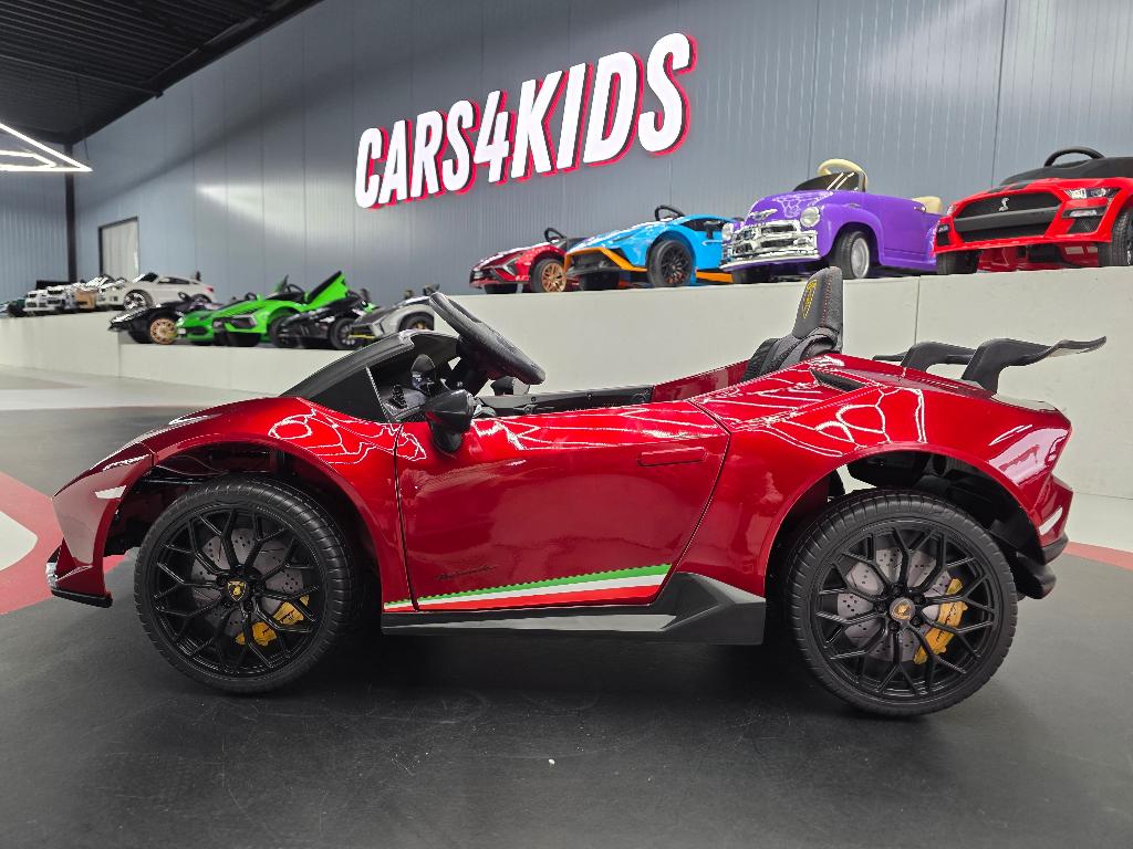 Kinderauto Lamborghini Huracan - soft start - leren zit - RC, Ophalen of Verzenden, Nieuw