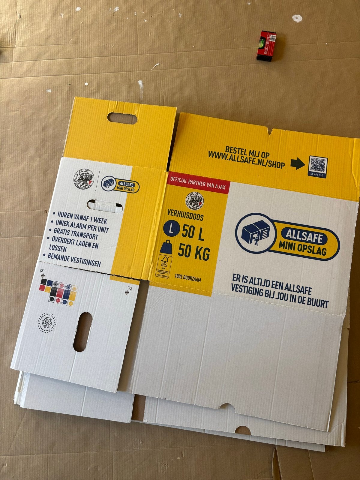 Allsafe Verhuisdoos L | 10x, Doe-het-zelf en Verbouw, Kratten en Dozen, Ophalen, Doos, 40 tot 60 cm, 50 tot 75 cm