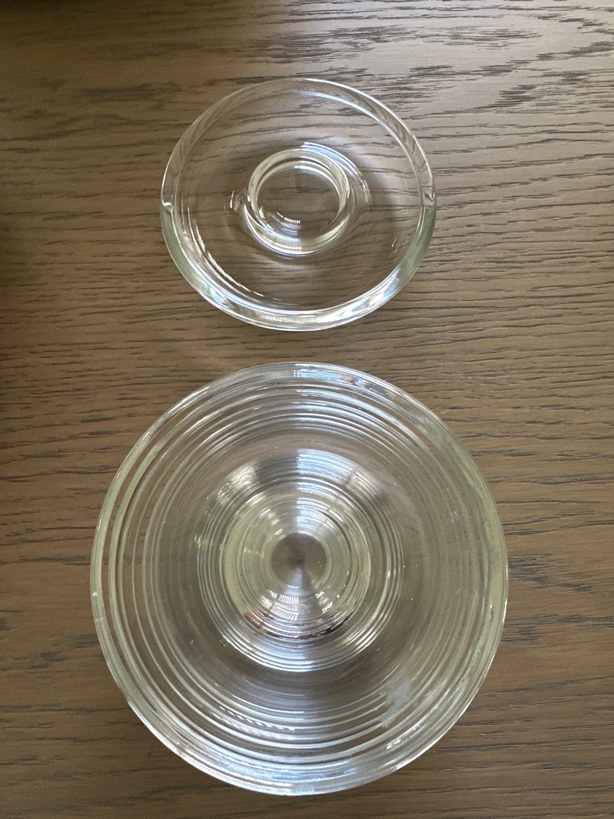 Glazen eierdopjes - Set van 6, Gebruikt, Overige typen, Ophalen of Verzenden, Glas