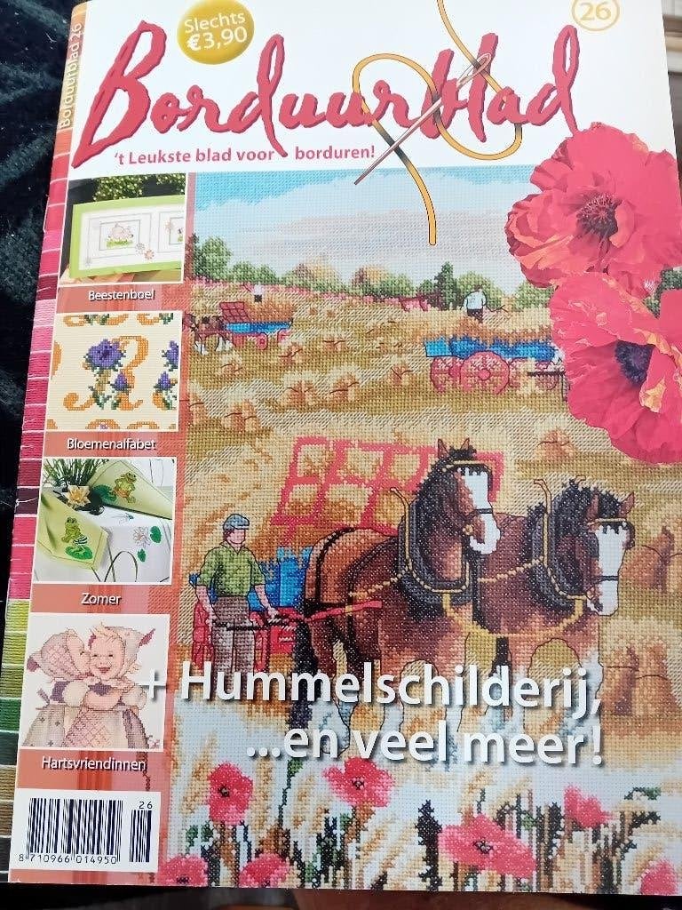 Borduurblad nr. 26, Hobby en Vrije tijd, Borduren en Borduurmachines, Ophalen of Verzenden, Zo goed als nieuw, Patroon