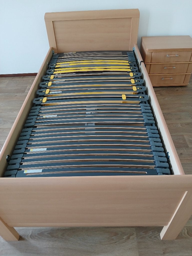bed, Ophalen, Eenpersoons, Zo goed als nieuw, 200 cm