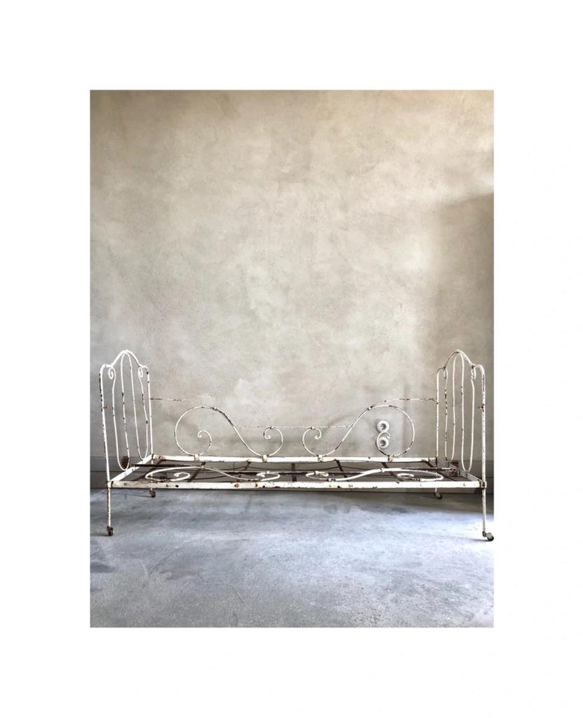 Origineel frans smeedijzeren bed ROOZES, Ophalen