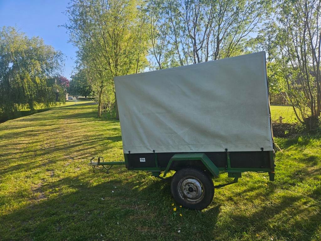 Aanhanger met huif, Ophalen, Gebruikt