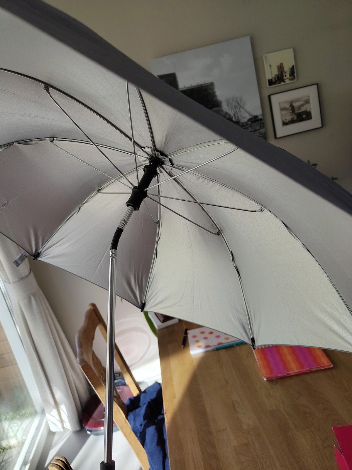 Zamboo universele kinderwagen parasol grijs UPF50+, Ophalen, Zo goed als nieuw, Overige merken