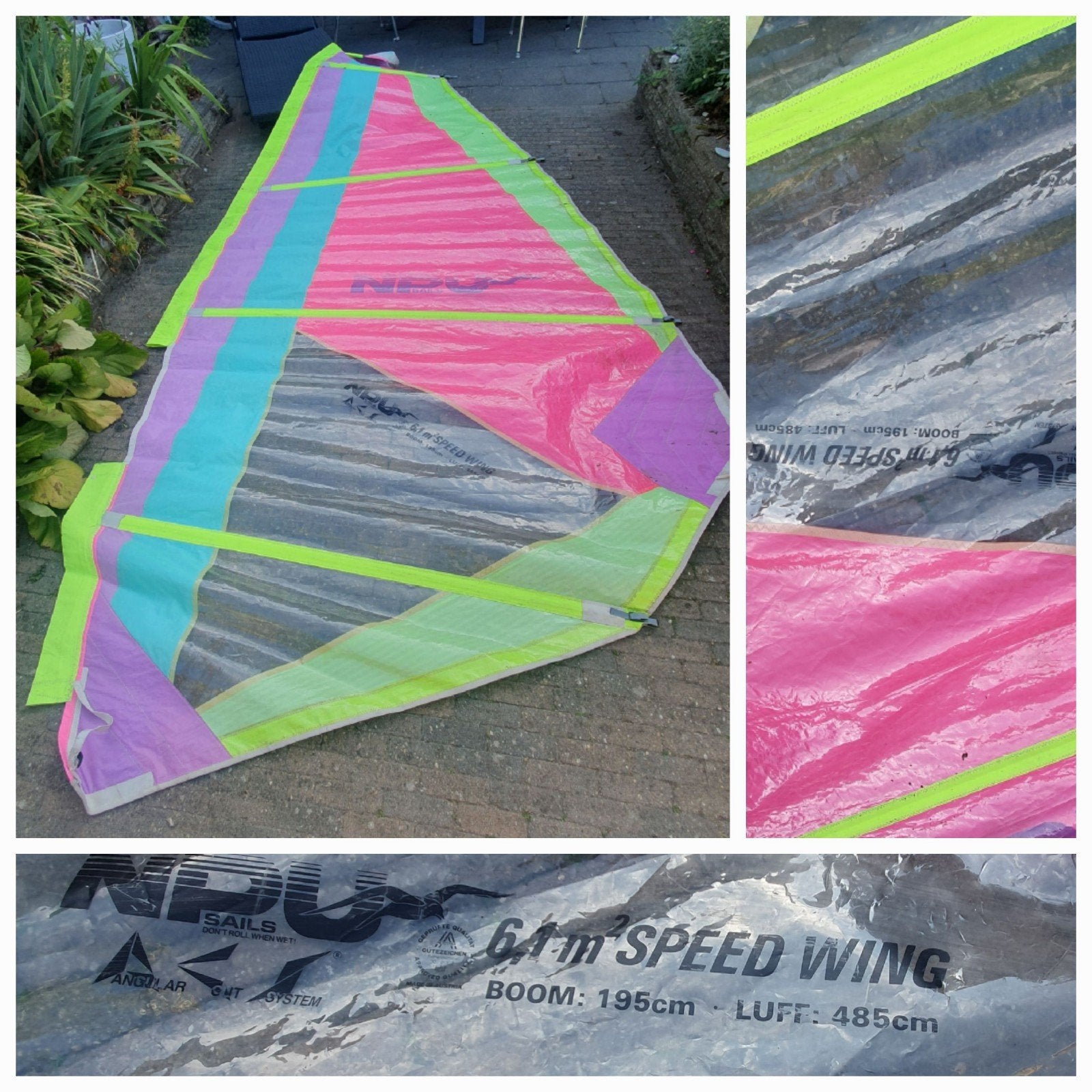 Windsurfzeilen: Gun Sails Freeride, T-Force, Neilpryde, Ophalen, Gebruikt, 5 tot 6.5 m², Gunsails