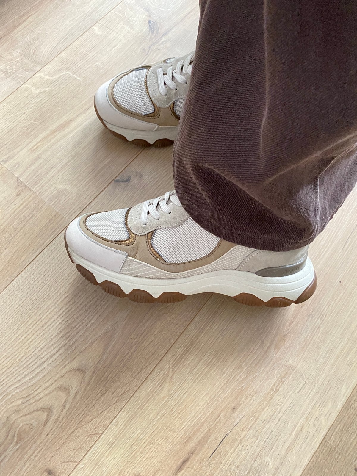 Via Vai sneaker mt. 38, Kleding | Dames, Verzenden, Beige, Sneakers of Gympen, Zo goed als nieuw
