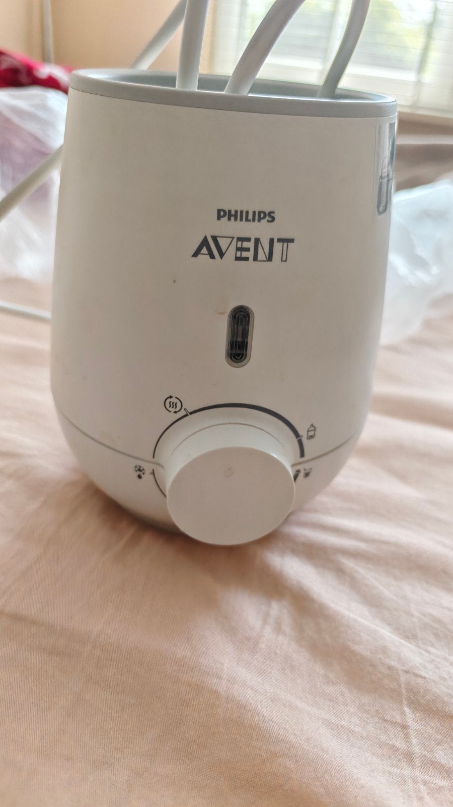 Philips Avent potjeswarmer met gratis melk zak, Ophalen of Verzenden, Gebruikt, Flessen- of potjesverwarmer