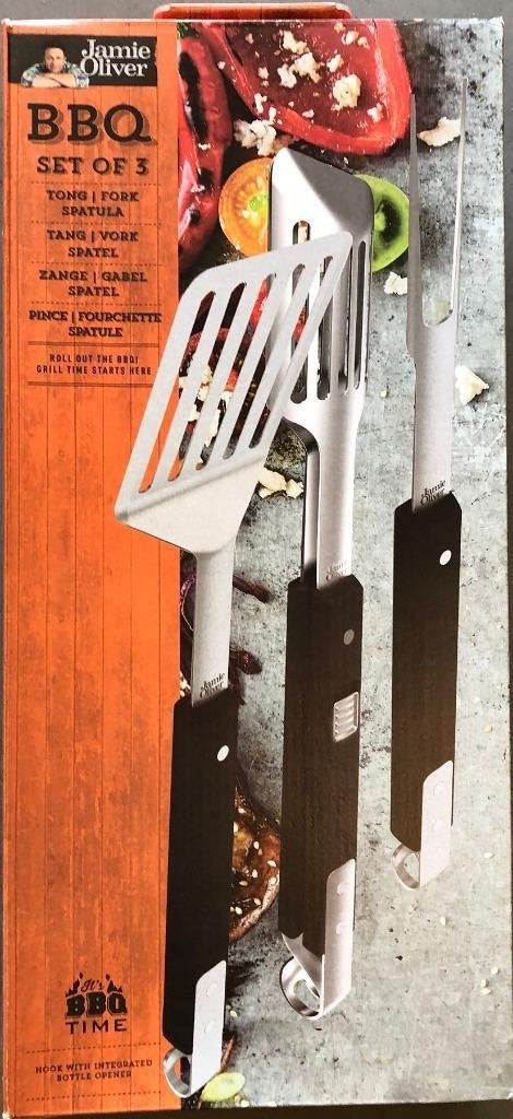 BBQ Tool set 3dlg.- Jamie Oliver - Nieuw, Tuin en Terras, -, -, Nieuw, Ophalen of Verzenden