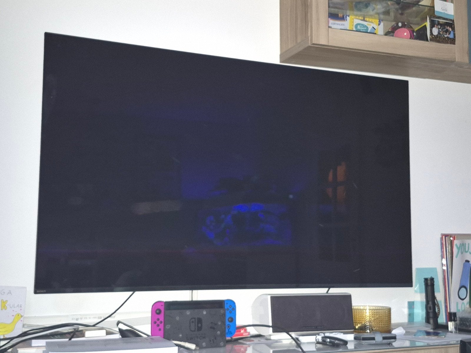 Sony OLED KLD55 inch TV - Defect door blikseminslag, OLED, Ophalen of Verzenden, Niet werkend, Sony