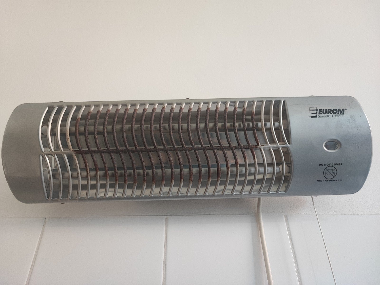 Eurom HQ 1503 Radiator - Infrarood Heater, Ophalen, Gebruikt, Minder dan 30 cm, Radiator
