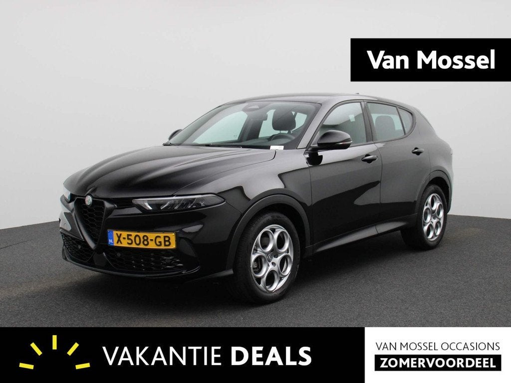 Alfa Romeo Tonale 1.5T Hybrid Sprint | Navigatie | Climate C, Auto's, Alfa Romeo, 12 maanden, Stof, Gebruikt, 4 cilinders