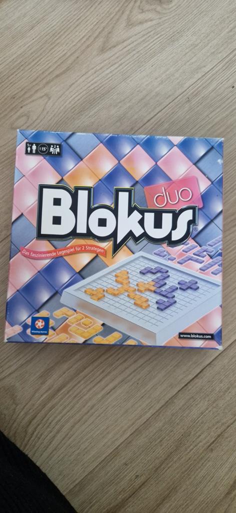 Blokus Duo - Compleet spel, namen binnenkant doos, Een of twee spelers, Ophalen of Verzenden, Gebruikt
