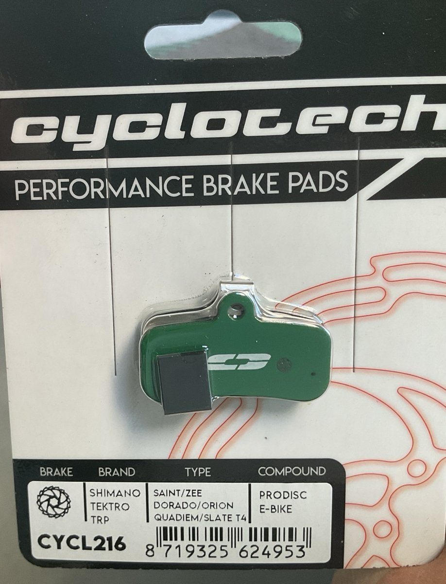 Cyclotech Performance Remblokken voor Shimano/Tektro/TRP, Elektrische fiets, Remmen, Overige materialen, Nieuw