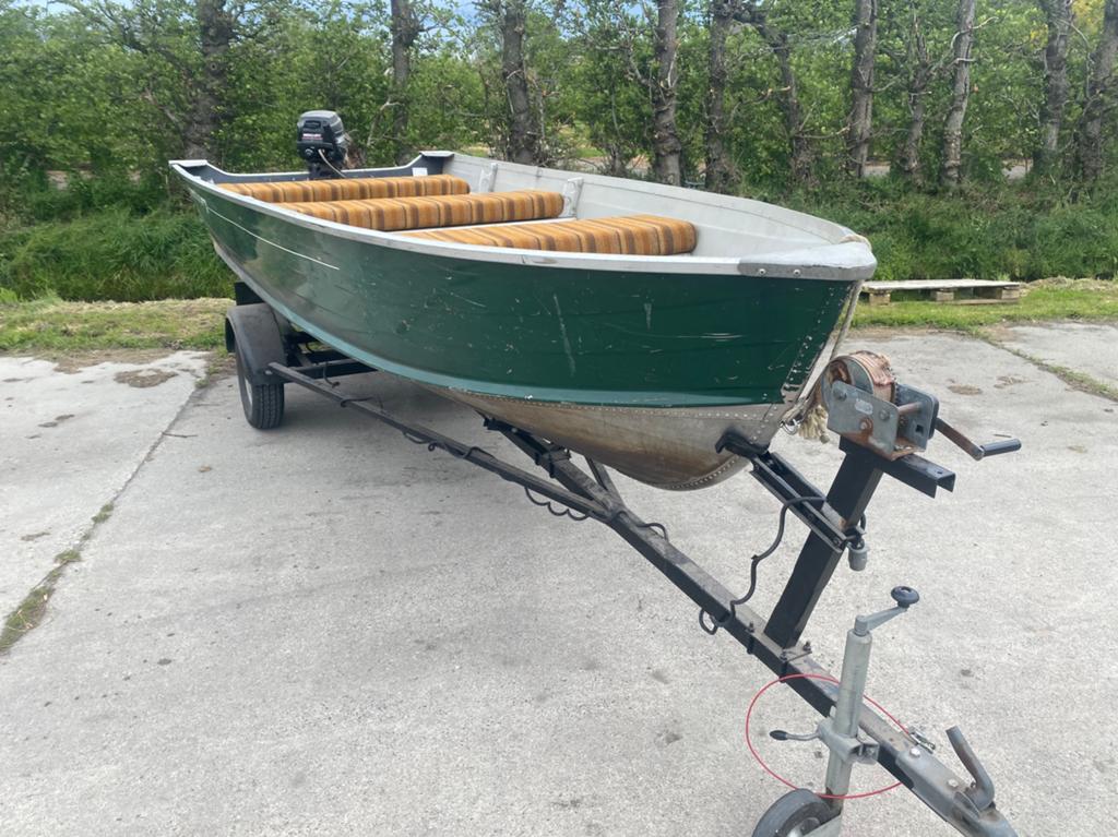 Aluminium boot spectrum, Watersport en Boten, Ophalen, Aluminium, Buitenboordmotor, Trailer