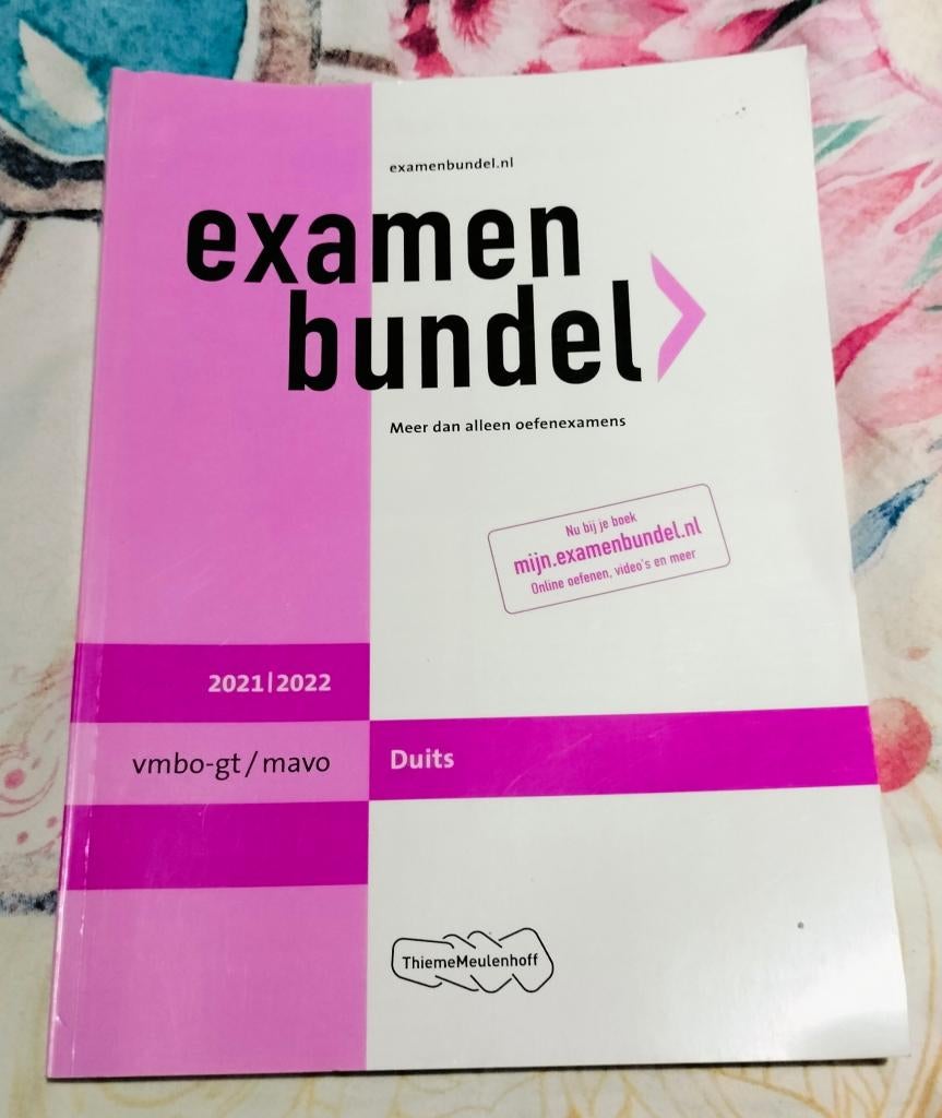 Examenbundel Duits VMBO TL, Boeken, Schoolboeken, Ophalen of Verzenden, Zo goed als nieuw, VMBO, Duits