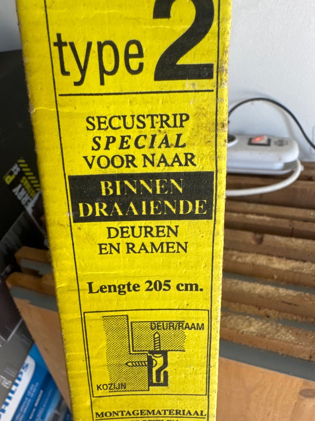 Secustrip Special Type 2 - Anti-inbraakstrip 205 cm, Ophalen, Nieuw, IJzer, Overige typen