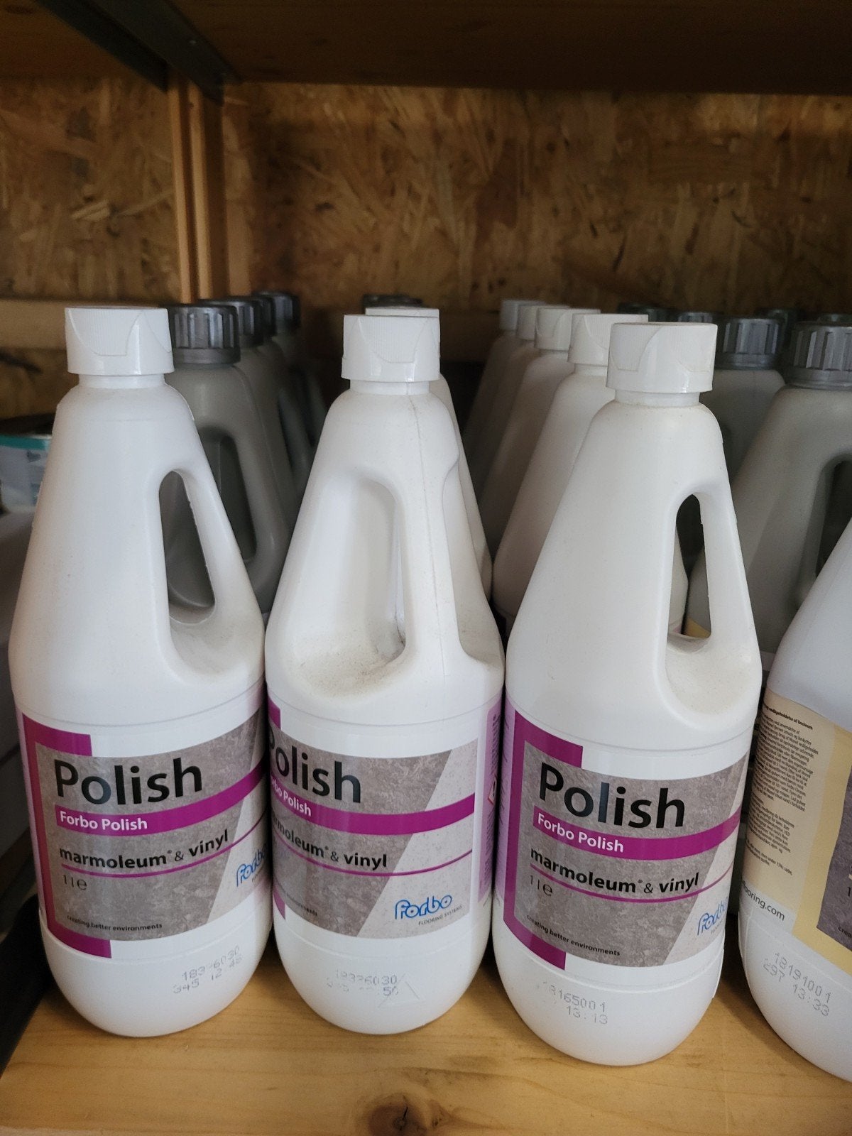 Forbo Polish voor Marmoleum & Vinyl Vloeren 17 flessen van-, Ophalen of Verzenden