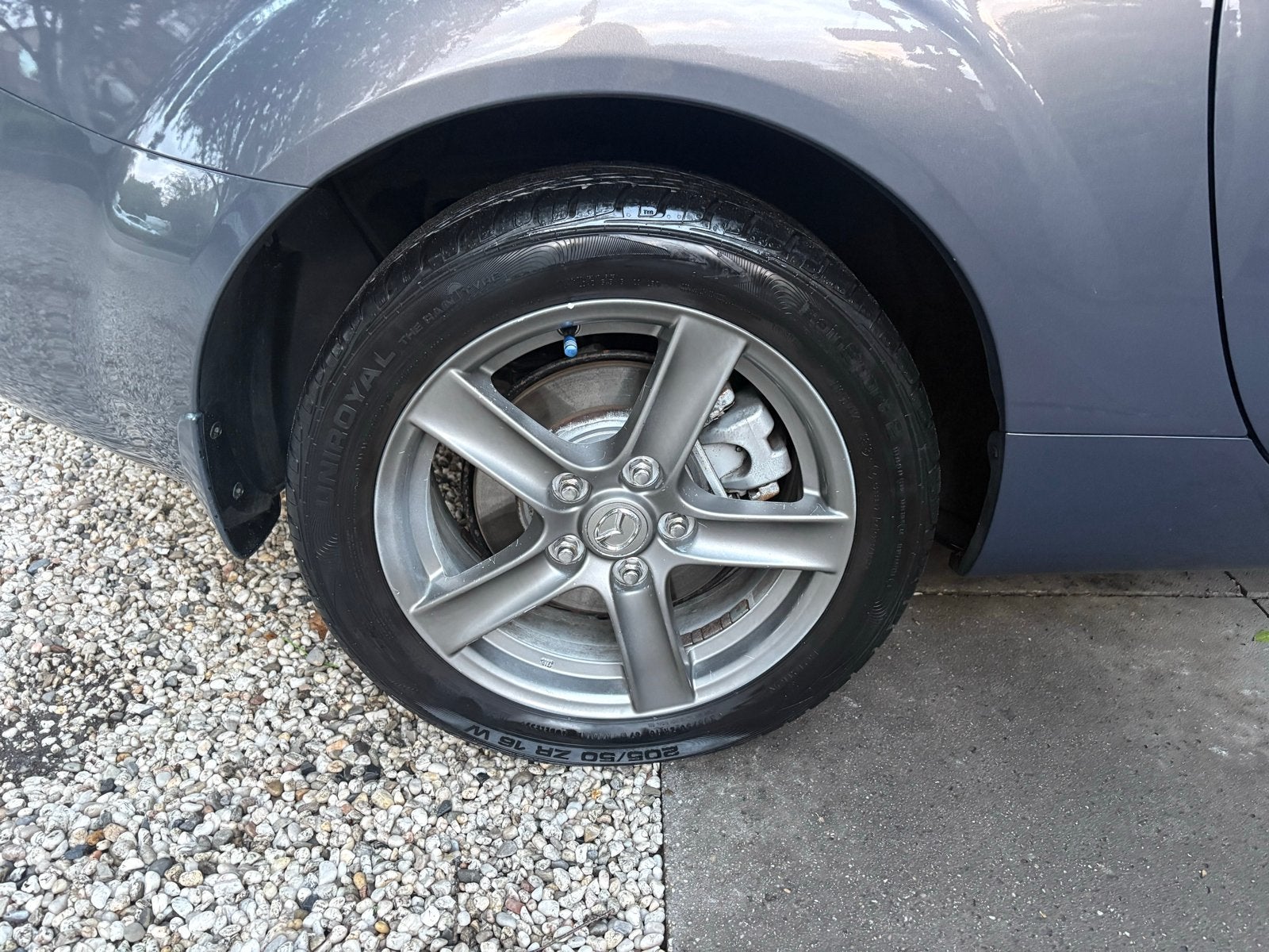 Mazda MX-5 NC velgen met Uniroyal RainSport 3 banden, Gebruikt, 16 inch, Banden en Velgen, Personenwagen