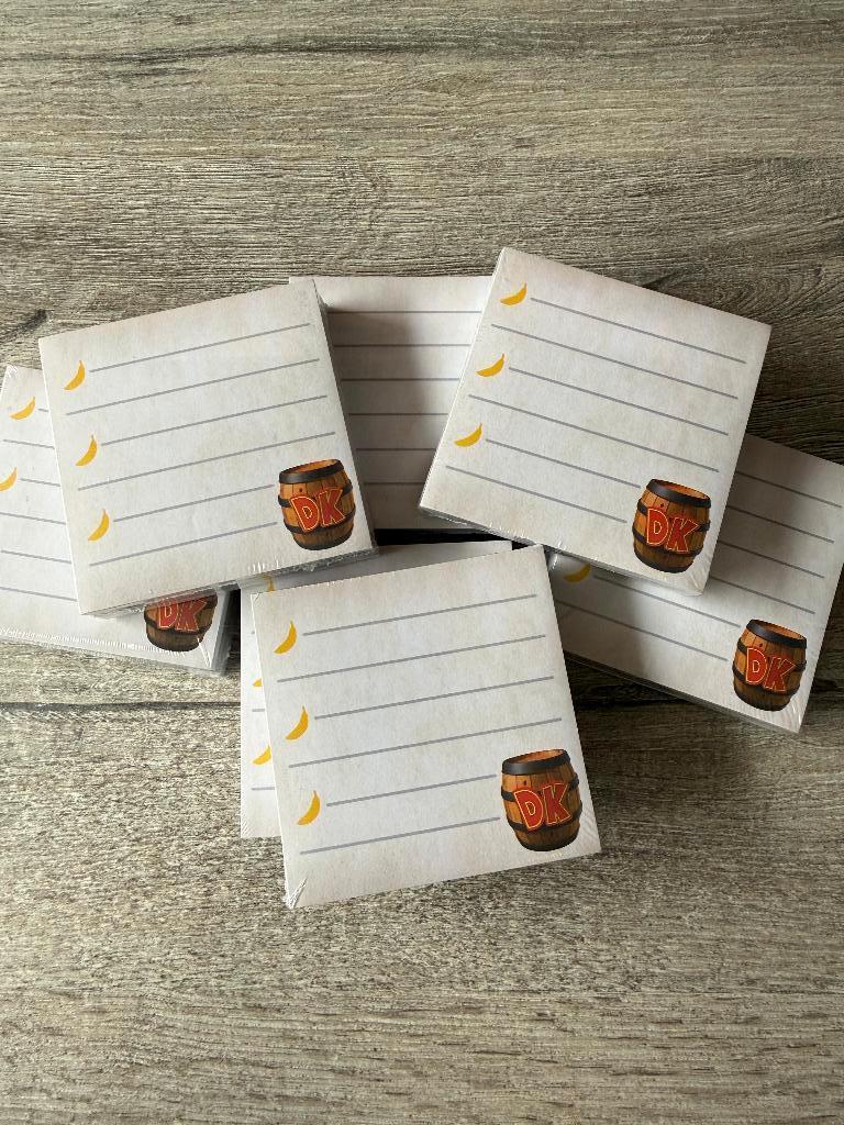 Donkey Kong Country Kleefnotitieset | Nintendo Rewards, Ophalen of Verzenden, Nieuw
