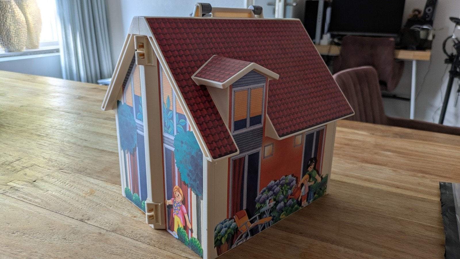 Playmobil Meeneemhuis - Compleet met Meubels en Figuren, Kinderen en Baby's, Ophalen, Gebouw, Complete set, Zo goed als nieuw