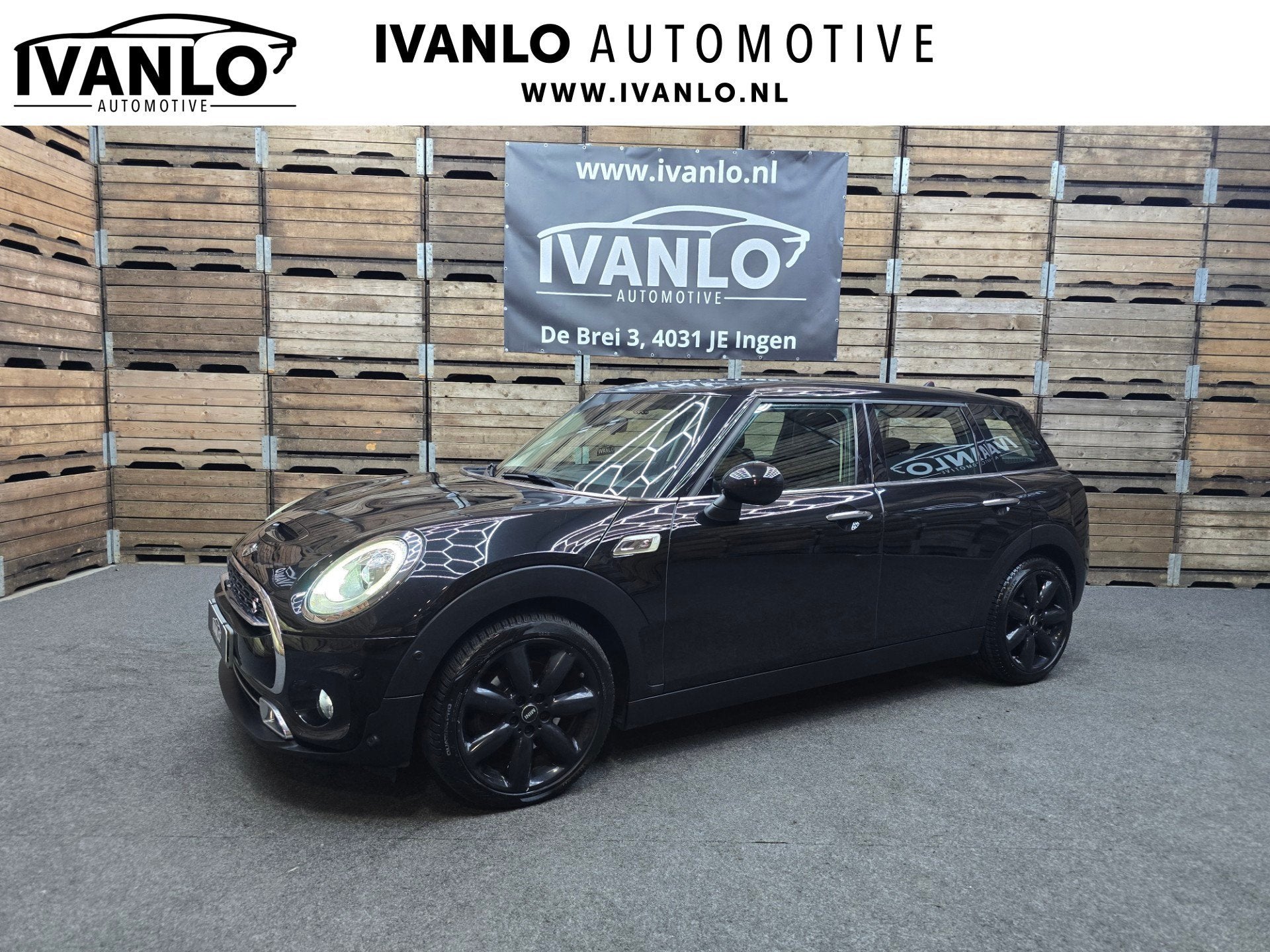 Mini Clubman 2.0 Cooper S Chili Serious Business FULL LED Na, 1998 cc, Gebruikt, Leder en Stof, Zwart