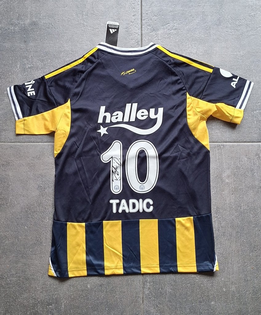 Shirt met originele handtekening; Dusan Tadic # Fenerbahce, Verzamelen, Ophalen of Verzenden, Nieuw, Buitenlandse clubs, Shirt