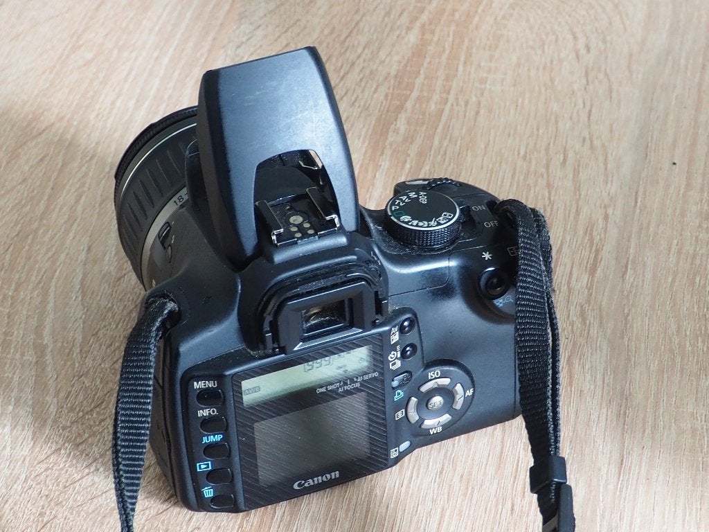 Canon EOS 350D  met EF-S lens 18-55, Gebruikt, Spiegelreflex, Ophalen of Verzenden, Geen optische zoom