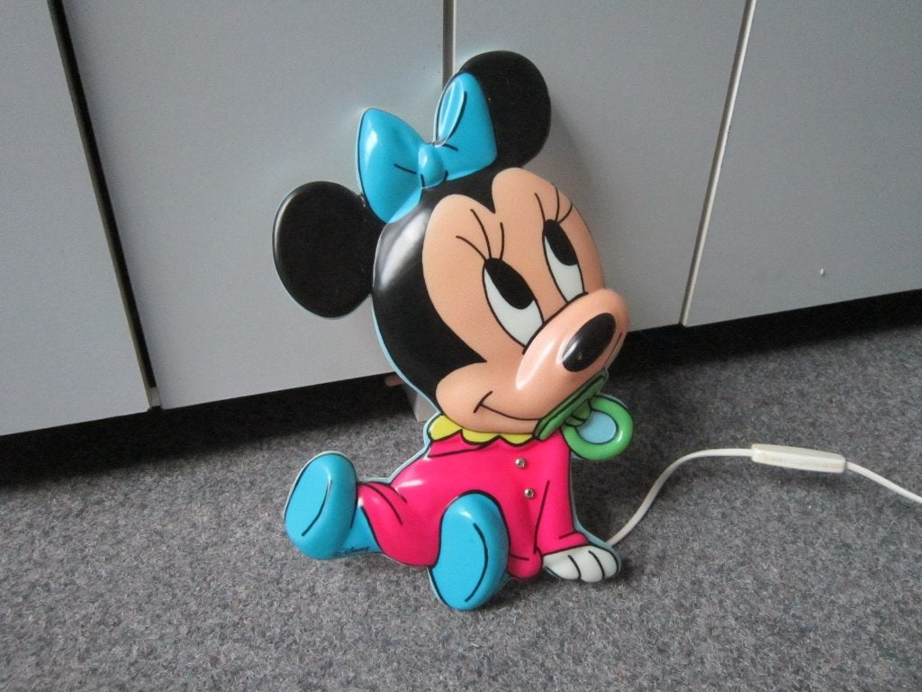 MINNIE MOUSE DISNEY WANDLAMP, Ophalen, Overige figuren, Zo goed als nieuw, Overige typen