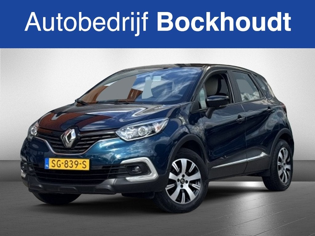 Renault Captur 0.9 TCe Zen | Navi | Cruise | Airco, Auto's, 898 cc, Gebruikt, Euro 6, Blauw