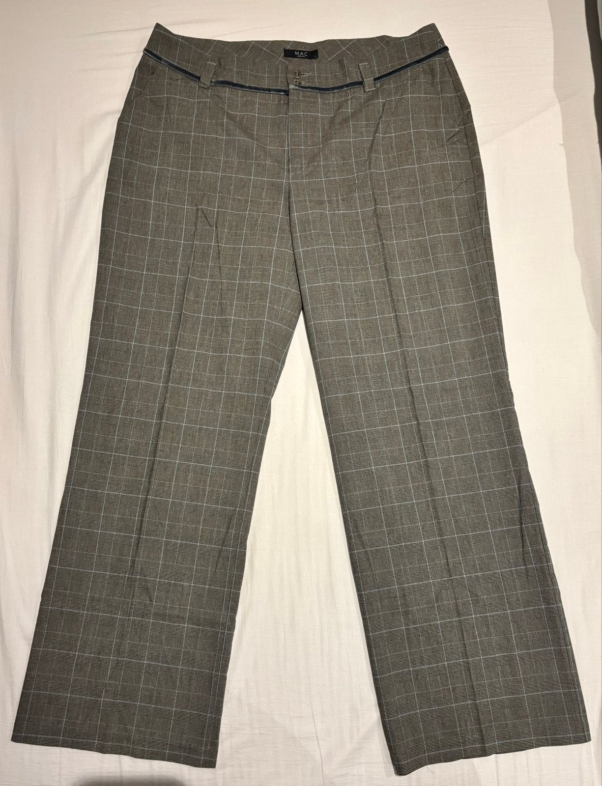 MAC geruite broek - Maat 44 (L), Maat 42/44 (L), Ophalen of Verzenden, Zo goed als nieuw, Grijs