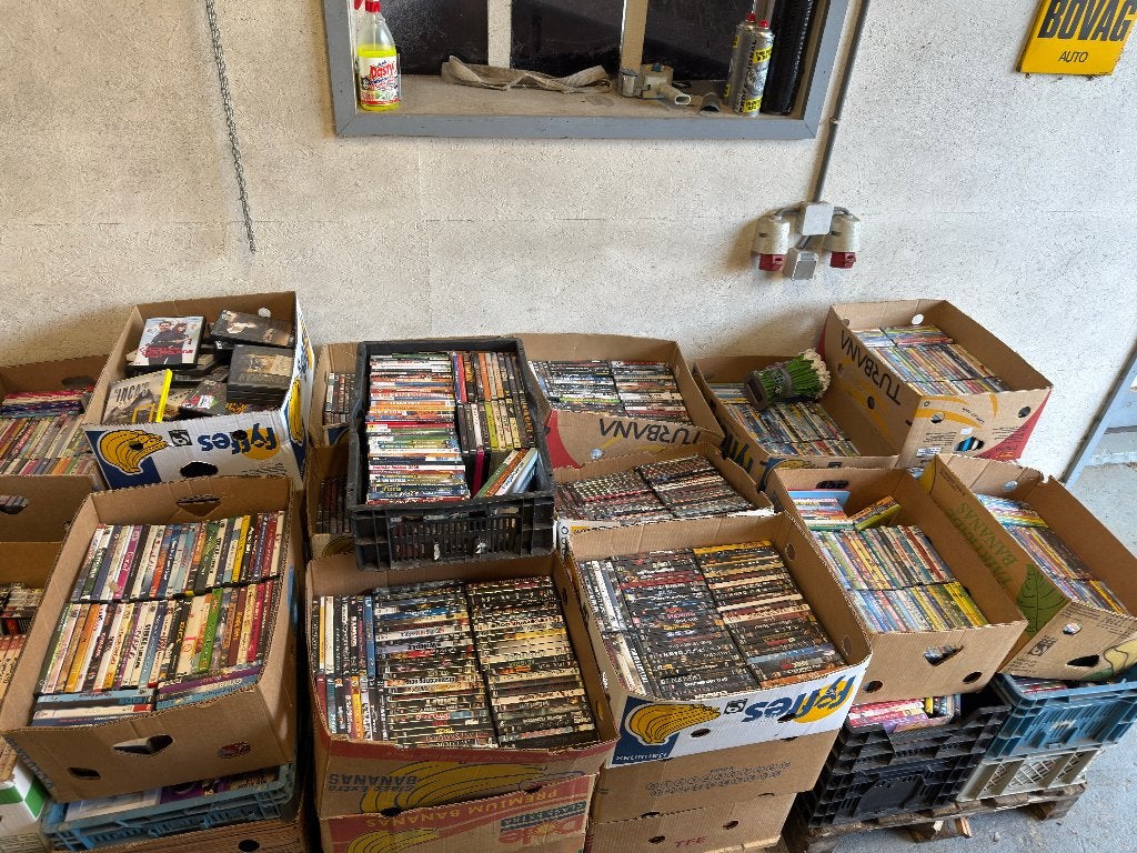Pallet DVD's, Cd's en Dvd's, Dvd's | Overige Dvd's, Alle leeftijden, Ophalen, Zo goed als nieuw