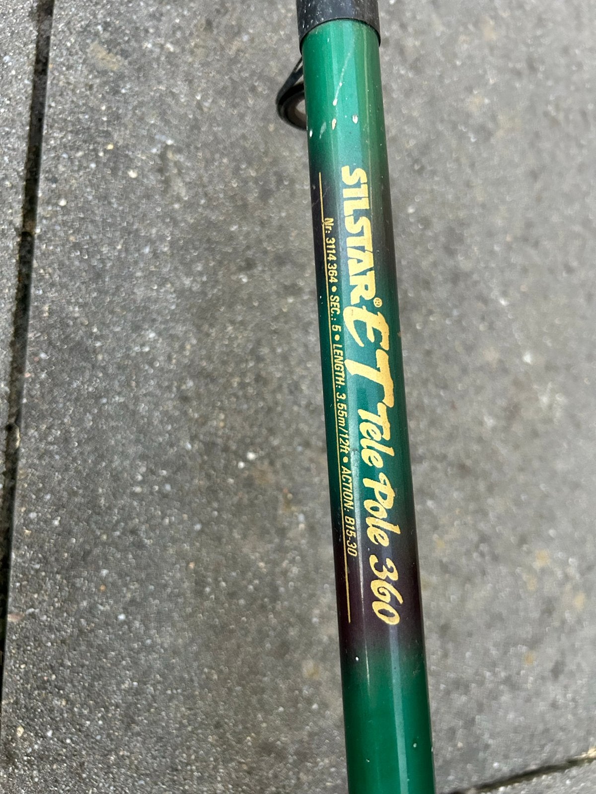Silstar ET Tele Pole 360 Werphengel met Shakespeare molen, Ophalen, Gebruikt, Complete hengel