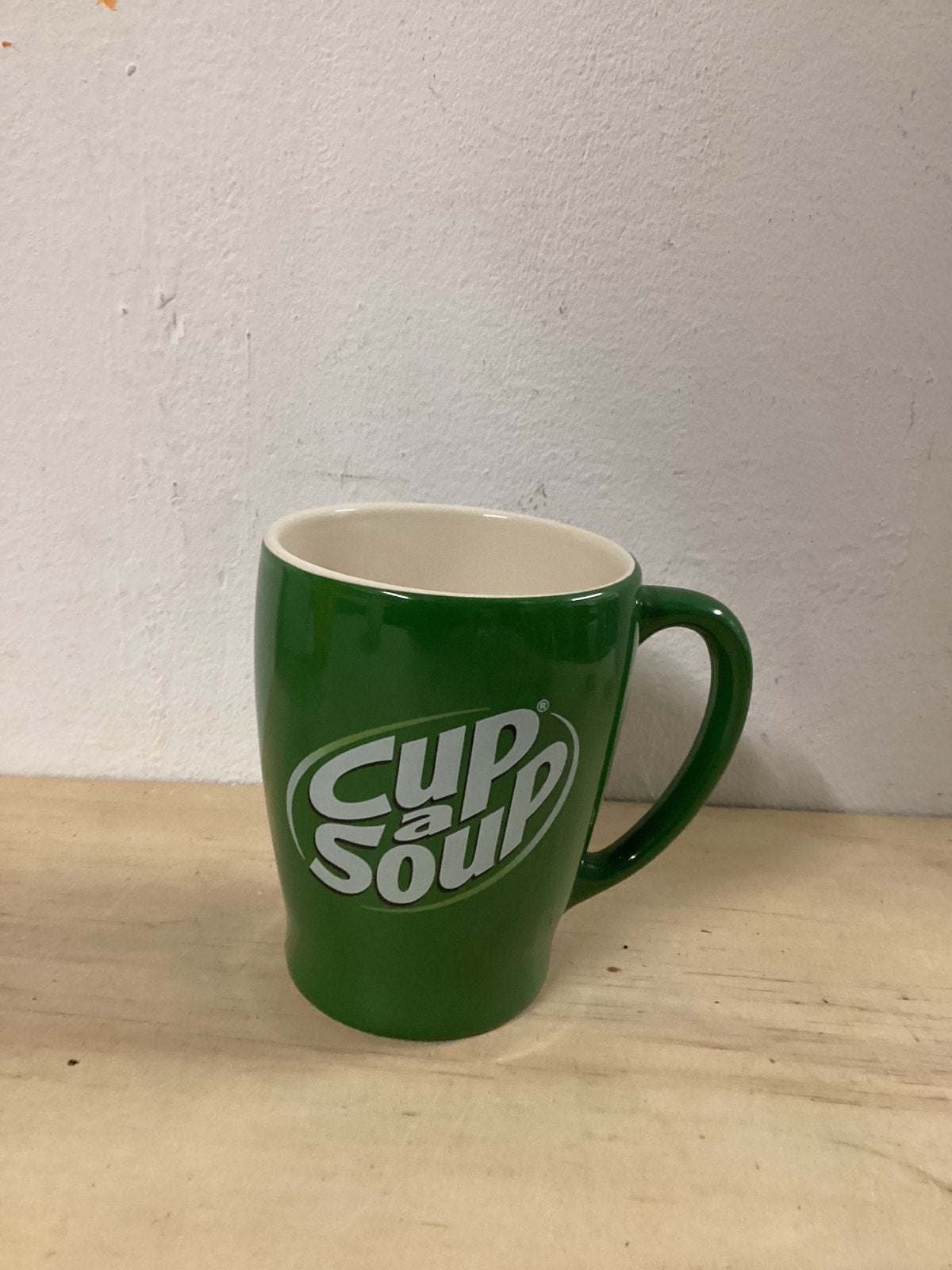 Cup-a-Soup mok met de naam Ingrid Groen, Verzenden, Zo goed als nieuw, Steen/keramiek, Groen