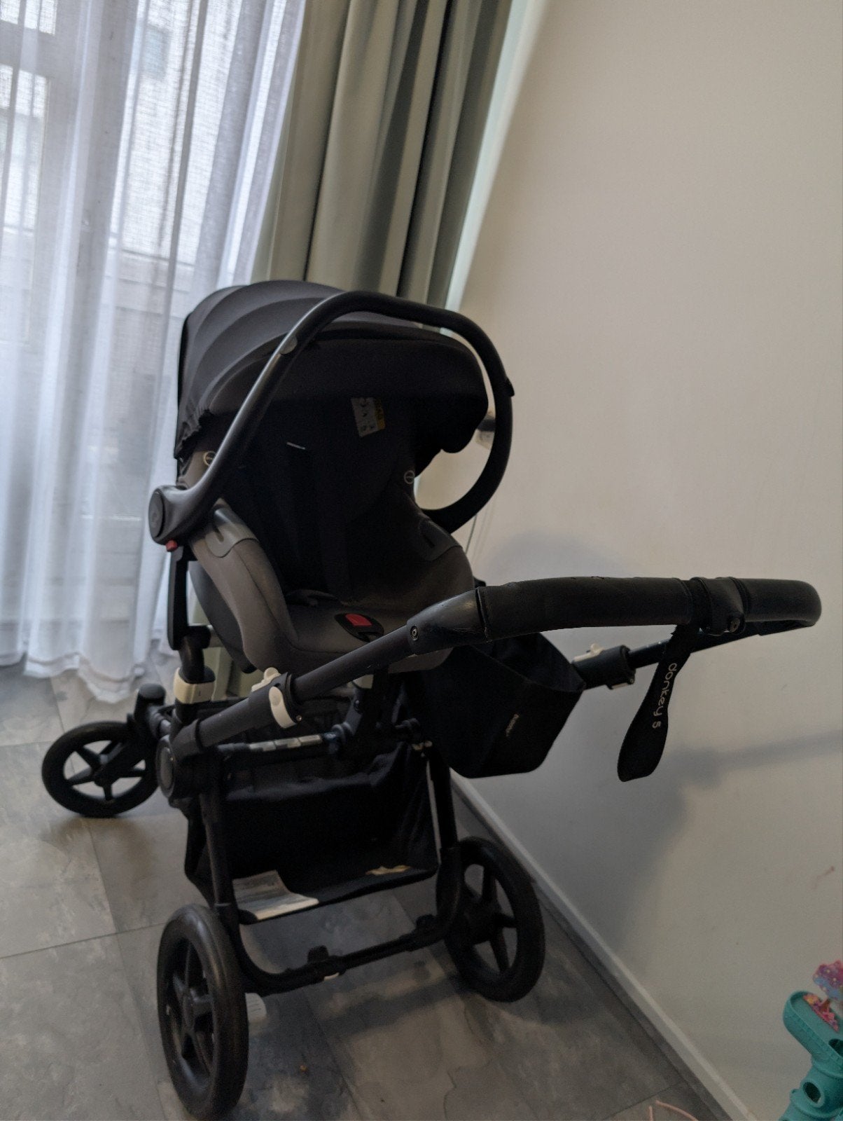 Bugaboo donkey 5 midnight black, Kinderen en Baby's, Ophalen, Zo goed als nieuw, Combiwagen, Duowagen