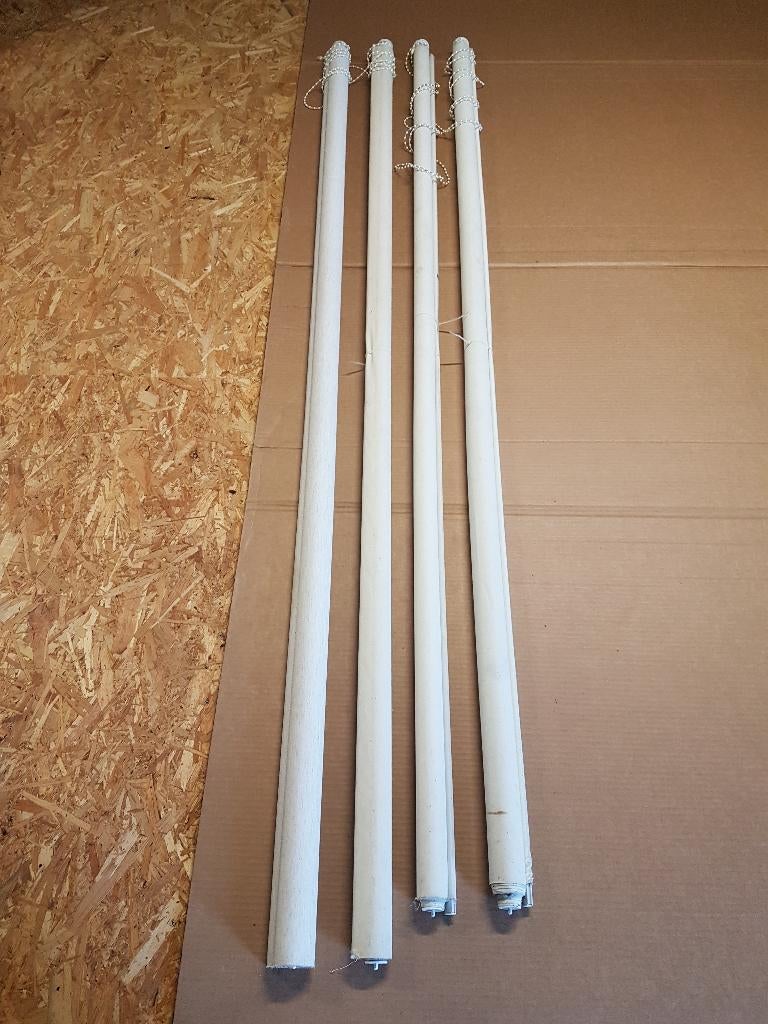 rolgordijnen, 4 stuks,  2x 204x186cm en 2x 209x196cm., Huis en Inrichting, Stoffering | Gordijnen en Lamellen, Ophalen, Gebruikt