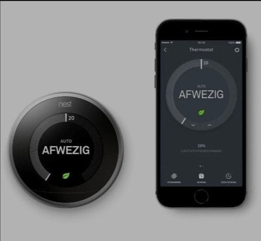Nest slimme thermostaat met heatlink - Energiezuinig en inte, Ophalen, Slimme thermostaat
