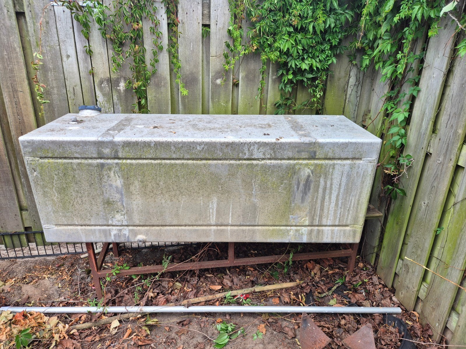 Grote aluminium tank voor 450 liter, Ophalen, Gebruikt