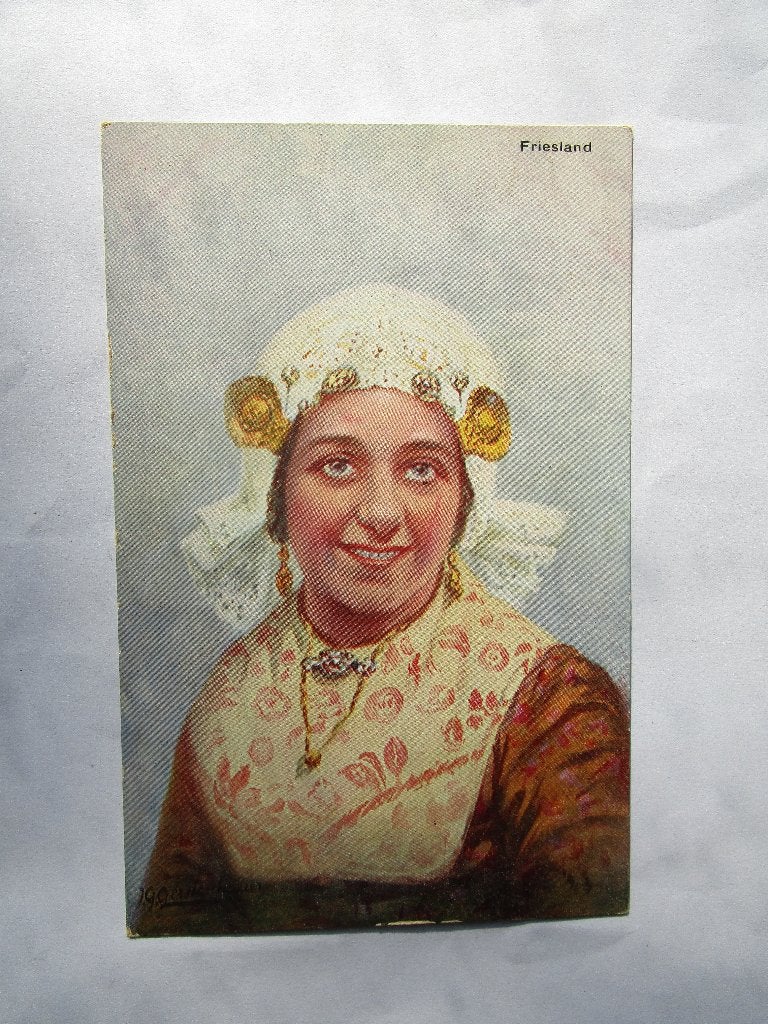 Ansichtkaart Friesland - Klederdracht uitgave W.de Haan, Verzenden, Voor 1920, Ongelopen, Friesland
