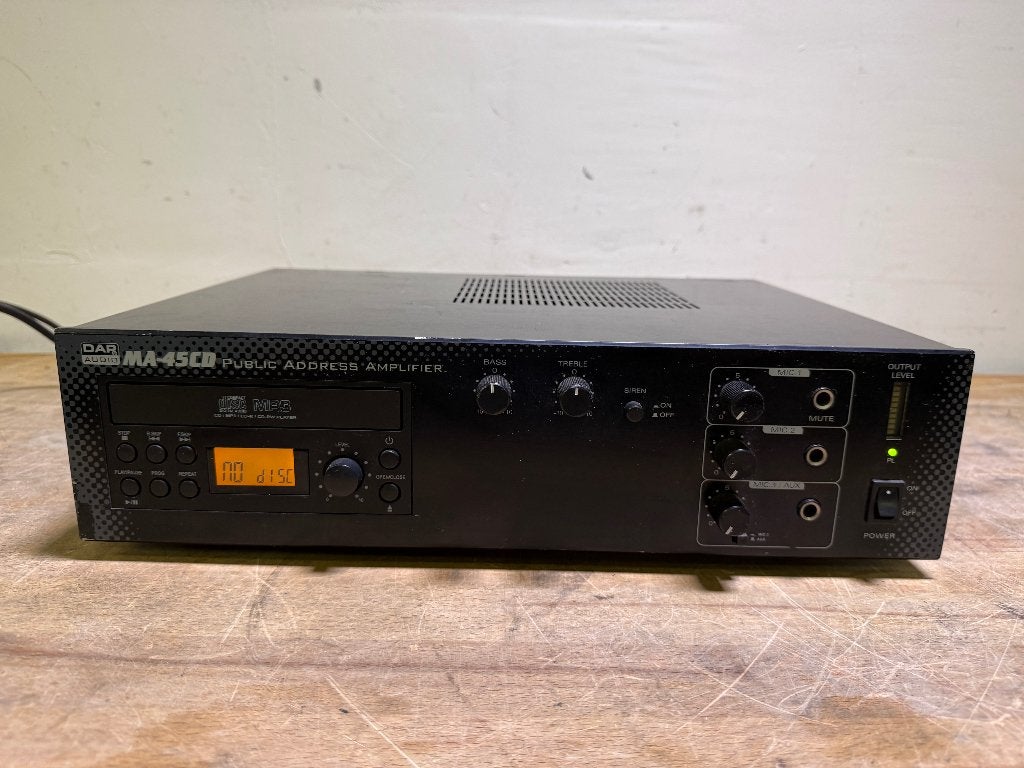DAP Audio MA-45CD Public Address 100v Versterker, Ophalen of Verzenden, Gebruikt, Audio