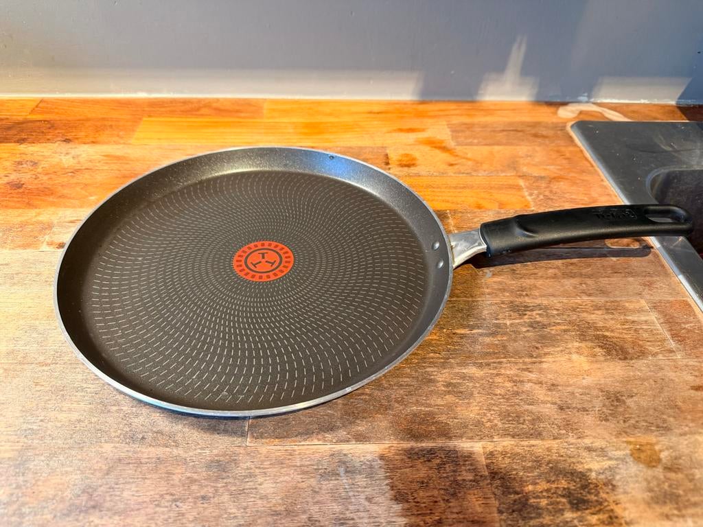 Tefal Nutella Koekenpan - Antiaanbaklaag, Ophalen of Verzenden, Gebruikt, Aluminium, Koekenpan of Braadpan