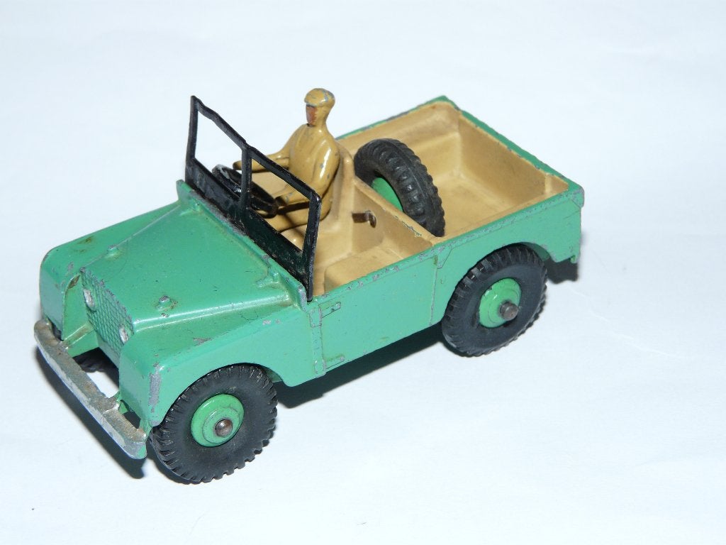 Dinky Toys - Nr. 340 - Land Rover groen bumper is heel, Hobby en Vrije tijd, Modelauto's | 1:43, Ophalen, Gebruikt, Auto, Dinky Toys