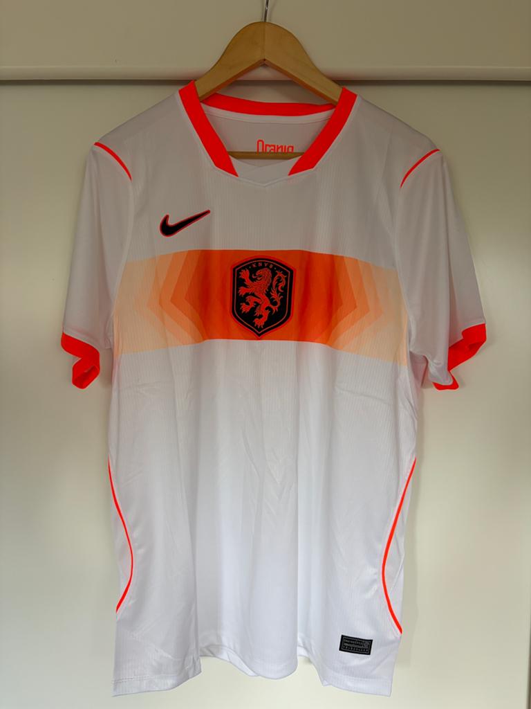 NIEUW Nederlands Elftal uit-shirt WK 2026 - Maat L, Maat 52/54 (L), Wit, Nieuw, Ophalen of Verzenden