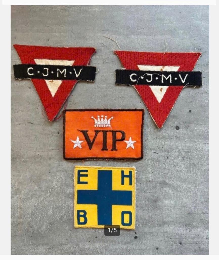 Nog 2 x Vintage Emblemen prijs per stuk, Ophalen of Verzenden