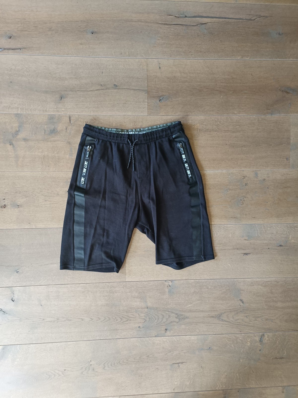 Salty Dog Zwarte Sportieve Shorts Maat 76, Salty Dog, Verzenden, Zwart, Overige maten