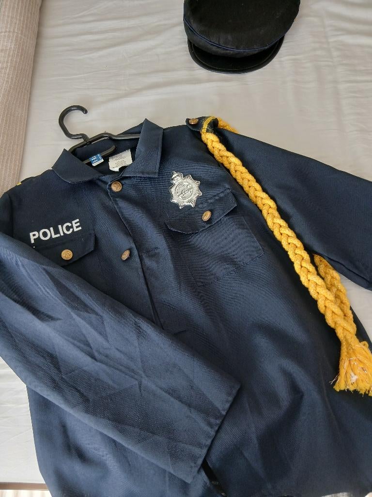 Politiepak voor kinderen 10-12 jaar, Ophalen of Verzenden, Zo goed als nieuw, 158 t/m 164, Jongen of Meisje