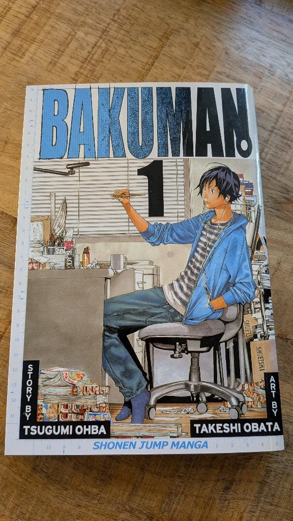 Bakuman Vol. 1 — Ohba & Obata | Viz Media manga, Eén stripboek, Ophalen of Verzenden, Zo goed als nieuw